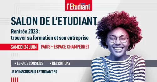 Le samedi 24 juin 2023, le CSO Paris sera présenté au salon de L'Etudiant afin d'échanger avec vous et de répondre à vos questions.